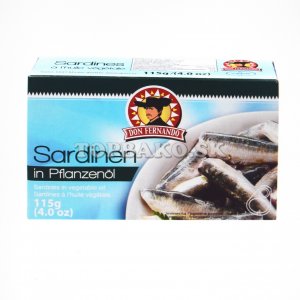 Sardinky v rastlinnom oleji 115g